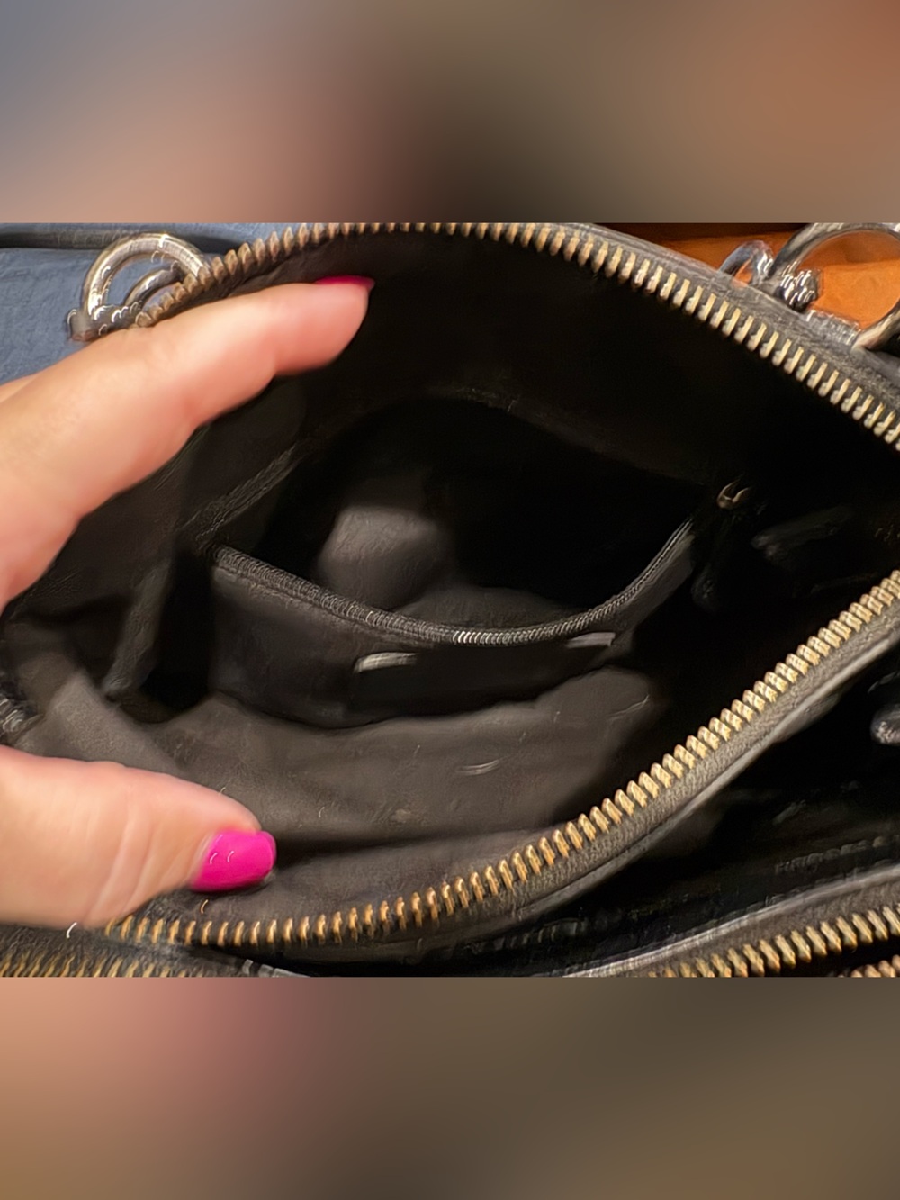 Coach Mia Floral Mini Satchel Crossbody | Black Pebbled Leather Floral Print - Picture 6 of 14